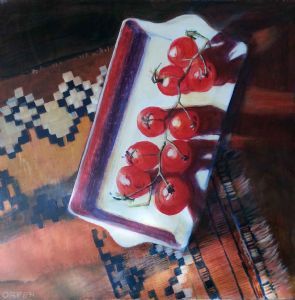 "Still Life With Tomatoes"