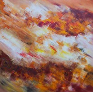"In Autumn Leaves I Give"