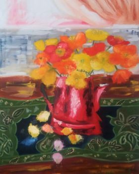 "Poppies On My Table"