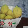 "Lemons in Enamel Bowl"