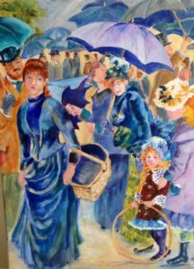"Umbrellas, After Renoir"