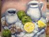 "Still Life Jugs and Fruit"