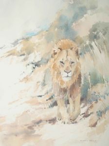 "Lion on the Road"