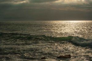"Silver Sea at Sunrise"