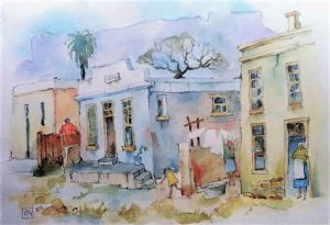 "Bokaap Street Scene"