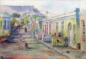 "Malay Quarter Street Scene"