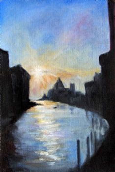 "Sunrise on Grand Canal"