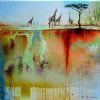 "Giraffe Earth and Fields"