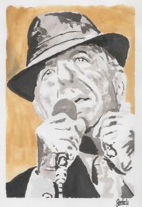 "Leonard Cohen Late in Life"