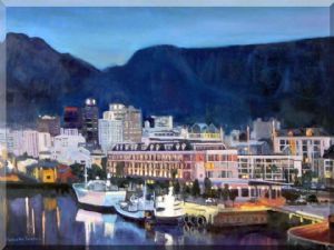 "V & A Waterfront at Night"