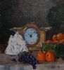 "Pieta, Fruit and Clock"