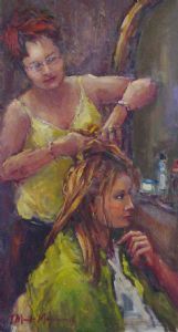"Hairdresser with Client"