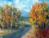 "Bend in the Road, Autumn"