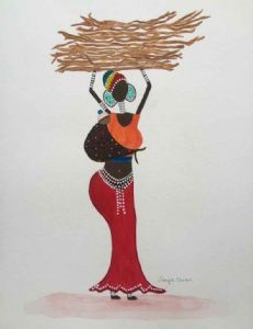"Carrying Sticks - Africa"