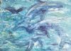 "Young Whales Playing"