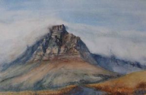 "The Table Cloth Coming Over Table Mountain"