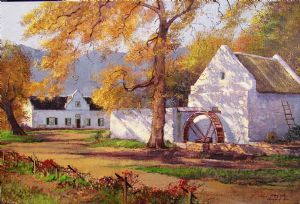 "Old Water Mill, Franschhoek"
