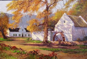 "Old Water Mill, Franschhoek"