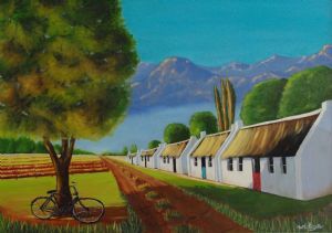 "Winelands Misty Morning"
