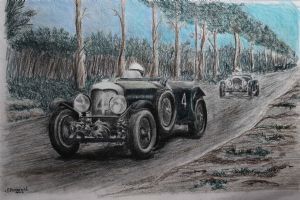 "Winner 1930 Le Mans 24 Hour Bentley"