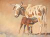 "Nguni Cow and Calf II"