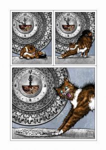 "Midnight Snack - Cat - 2/10 Limited edition"