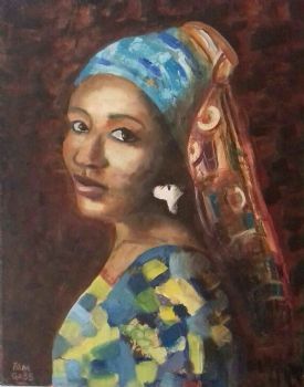 "African Lady with Earring"