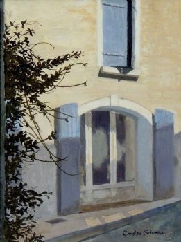 "Blue French Shutters"