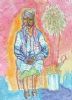 "Street Beggar Selling Flowers"