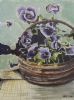 "Pansies in Basket"