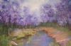 "Jacarandas at a Dam"