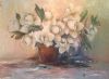 "Magnolias In A Copper Vase"