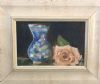 "Rose and Blue Vase"