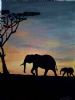 "Sunset Kalahari Elephants 2019"