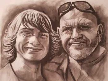 "Father and son."