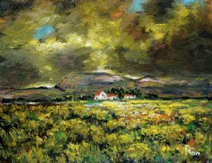 "Cloudy sky"