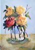 "Roses in a Glass Vase"