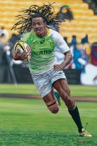 "Springbok Sevens Rugby: Cecil Afrika"