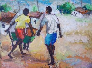 "Boys Fetching Water "