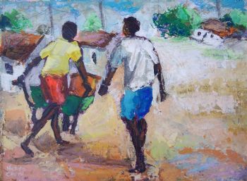 "Boys Fetching Water "