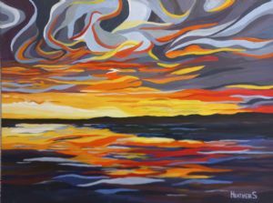 "Orange River Sunset"