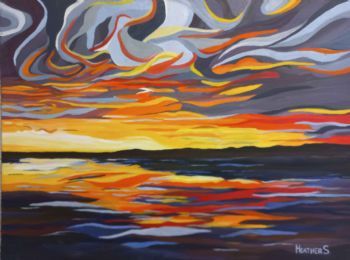 "Orange River Sunset"