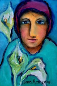 "Lady with Arum Lilies"