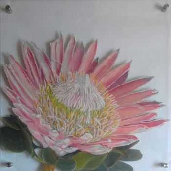 "Protea on Glass"