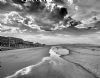 "Cloudscape Muizenberg Beach B&W Series"