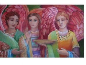 "Angels with Golden Bowl"