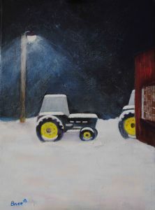 "Tractors in The Snow"