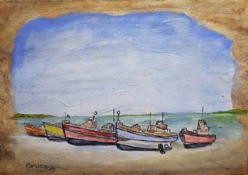 "Boats at Kassiesbaai"