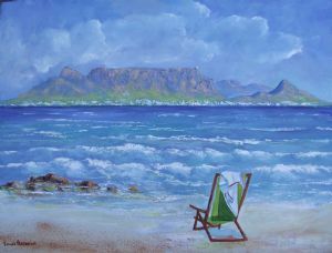"Table Mountain deserted Beach Lockdown"