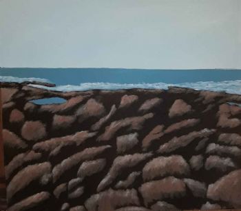 "Kaysers Beach Sea and Rocks"